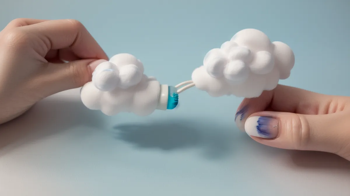 Cómo pintar nubes en las uñas a mano alzada para un diseño soñador